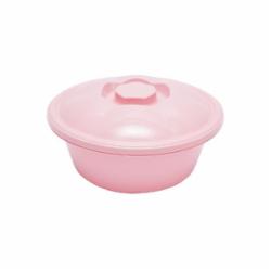 Миска Stars Plast круглая с крышкой розовая 7 л