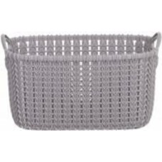 Корзина для хранения пластиковая Curver 240372 Knit XS прямоугольный пудровый 250x175x140 мм