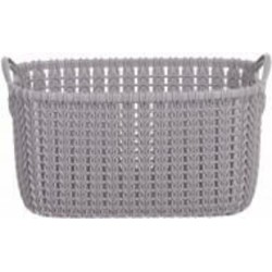 Корзина для хранения пластиковая Curver 240372 Knit XS прямоугольный пудровый 250x175x140 мм