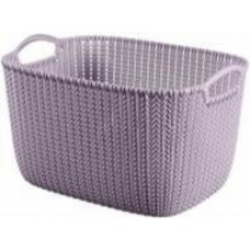 Корзина для хранения Curver 240292 Knit L прямоугольный пудровый 230x300x400 мм