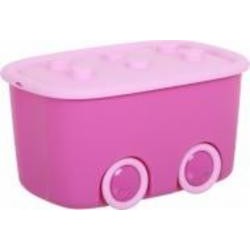 Ящик для игрушек Curver Funny box 46 л розовый 320x390x580 мм