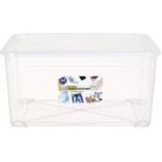 Контейнер для хранения Ал-Пластик «Easy Box» 47 л прозрачный 282x555x390 мм
