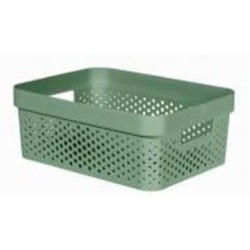 Корзина для хранения Curver 245853 Infinity 11 л зеленый 140x360x270 мм
