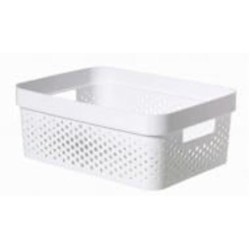 Корзина для хранения Curver 245677 Infinity 11 л белый 140x360x270 мм