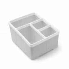 Органайзер полипропиленовый MVM FH-18 WHITE/GRAY 97x140x170 мм