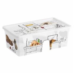 Ящик для хранения KIS 247177 Pets Collectoin XS 6 л разноцветный 120x340x190 мм