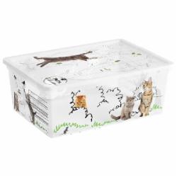 Ящик для хранения KIS 247180 Pets Collectoin S 11 л разноцветный 140x370x260 мм