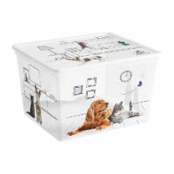 Ящик для хранения KIS 247160 Pets Collectoin Cube 27 л разноцветный 250x340x400 мм