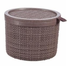 Корзина для хранения пластиковая Curver 245707 Jute 2 л фиолетово-коричневый 130x170x170 мм