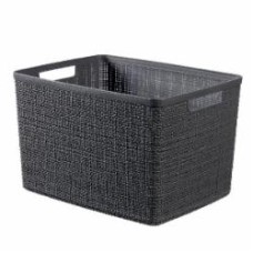 Корзина для хранения Curver 245716 Jute L 20 л темно-серый 230x360x280 мм