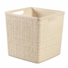 Корзина для хранения пластиковая Curver 245372 Jute 17 л кремовый 270x280x280 мм