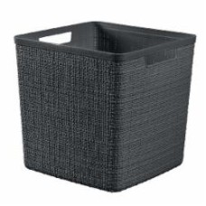 Корзина для хранения пластиковая Curver 245715 Jute 17 л темно-серый 270x280x280 мм