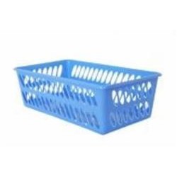Корзина универсальная ММ-Пласт MM4blue голубая 130x260x370 мм
