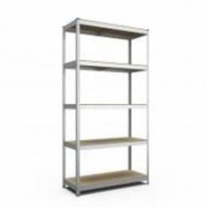 Стеллаж металлический Меткас Стандарт 1800x1200x500 мм оцинкованный ДСП полки 5 шт. цинк Стеллаж металлический Меткас Стандарт 1800x1200x500 мм оцинкованный ДСП полки 5 шт. цинк