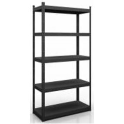 Стеллаж металлический Меткас Стандарт 1800x1200x610 мм антрацит металл полки 5 шт. краска