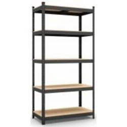 Стеллаж металлический окрашенный Меткас Бюджет 1800x1000x400 мм МДФ полки 5 шт. краска Стеллаж металлический окрашенный Меткас Бюджет 1800x1000x400 мм МДФ полки 5 шт. краска