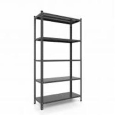 Стеллаж металлический Меткас Кронос 1800x1000x500 мм антрацит металл полки 5 шт. краска