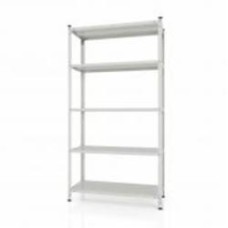 Стеллаж металлический Меткас Кронос 1800x1000x400 мм белый глянец металл полки 5 шт. краска Стеллаж металлический Меткас Кронос 1800x1000x400 мм белый глянец металл полки 5 шт. краска