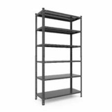 Стеллаж металлический Меткас Кронос 2200x900x600 мм антрацит металл полки 6 шт. краска