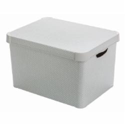 Ящик для хранения Curver 246070 Deco Stockholm L Dots 235x395x295 мм