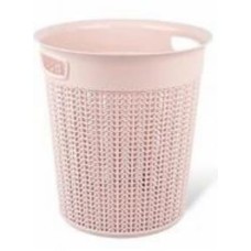 Корзина Ucsan Plastik KNIT круглая розовый