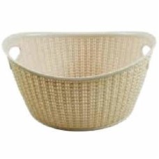 Корзина Ucsan Plastik KNIT овальная 9 л кремовый