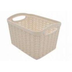 Корзина Ucsan Plastik KNIT прямоугольная 1,5 л кремовый