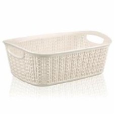Корзина Ucsan Plastik KNIT прямоугольная 3 л кремовый