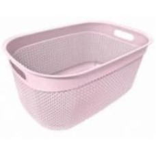 Корзина Ucsan Plastik DROP прямоугольная 33 л розовый