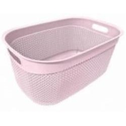 Корзина Ucsan Plastik DROP прямоугольная 33 л розовый