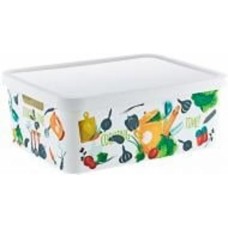 Ящик для хранения TURAN PLASTIK TRN-239-08-EP с крышкой Cooking Time 18л 277х370х220мм