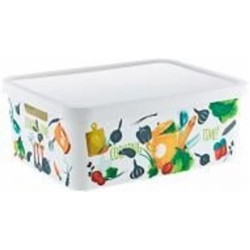 Ящик для хранения TURAN PLASTIK TRN-239-08-EP с крышкой Cooking Time 18л 277х370х220мм