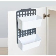 Органайзер 50841 Органайзер навесной (2 больших корзины) Omak Plastik Deco Bella 11x25x36 см, пластик (50841) 360x250x110 мм