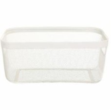 Корзина-сетка LUNA HOME белый 18x40x25 мм