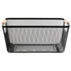 Корзина-сетка LUNA HOME черный L 16x23x16 мм