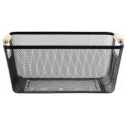Корзина-сетка LUNA HOME черный L 16x23x16 мм