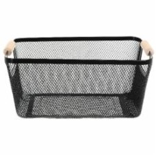 Корзина-сетка LUNA HOME черный M 14x21x14 мм