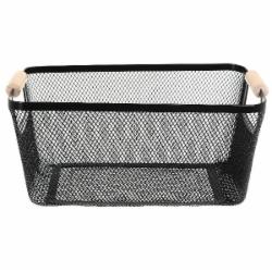 Корзина-сетка LUNA HOME черный M 14x21x14 мм