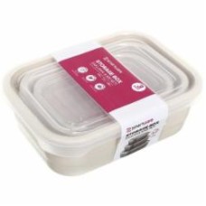 Набор контейнеров TURAN PLASTIK универсальных Flex айвори 3 шт.