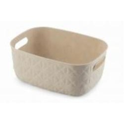 Корзина для хранения Curver 258721 кремовый Softex S 4 л 111x264x194 мм