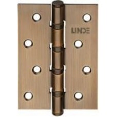 Петля Linde H-100 100x75x2,5 мм матовая бронза универсальная