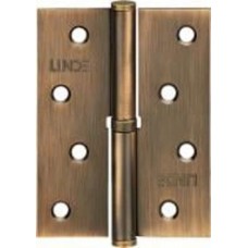 Петля Linde H-100L 100x75x2,5 мм матовая бронза левая