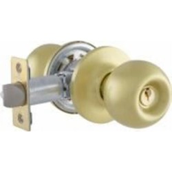 Кнобсет (ручка-защелка) TESA 1-way 3900u0 univ bs60/70 мм 3key 33-52 мм bola (комплект) матовая латунь