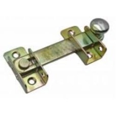 Засов накладной 120х20 мм (WOG120) Domax желтый
