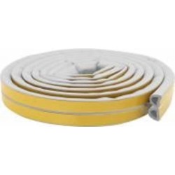 Уплотнитель самоклеющийся D-образный Horst DS-D 14x12 6 м серый
