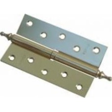 Петля Fuxia 12847 врезная 125x31x2,5 мм полированная латунь левая 1 шт.