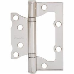 Петля RDA 100x76x2,5 мм матовый никель универсальная 2 шт.