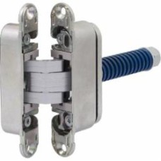 Петля AGB 59264 Eclipse 3.2 с доводчиком E390000334 22x115x50мм матовый хром универсальная 1 шт.