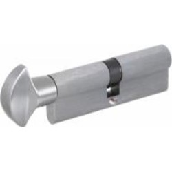 Цилиндр Securemme К2 3200PCS45451X5 45x45 ключ-вороток 92 мм матовый хром