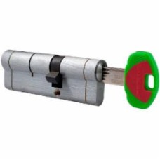 Цилиндр Securemme 3220CCS35551X5 К22 51539 + монтажный ключ 35x55 ключ-ключ 90 мм матовый хром